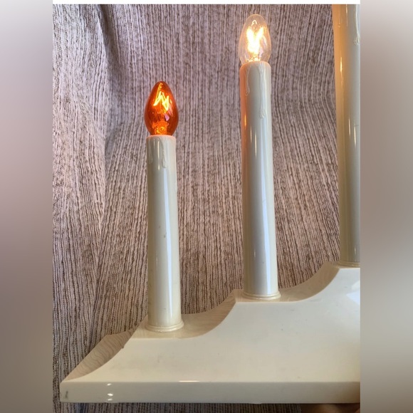 Vintage Paramount Christmas 5 Light Candelabra #68~Working!~Dripping Wax Style - Picture 5 of 12